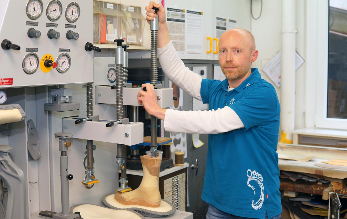 Orthopädische Schuhe anfertigen